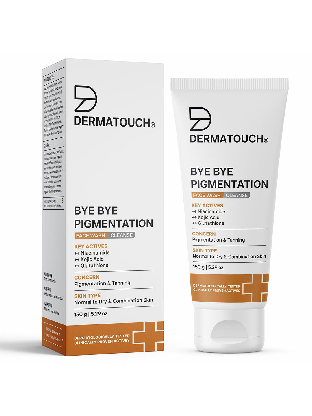 Dermatouch White Bye Bye Pigmentation Face Wash - 150 g