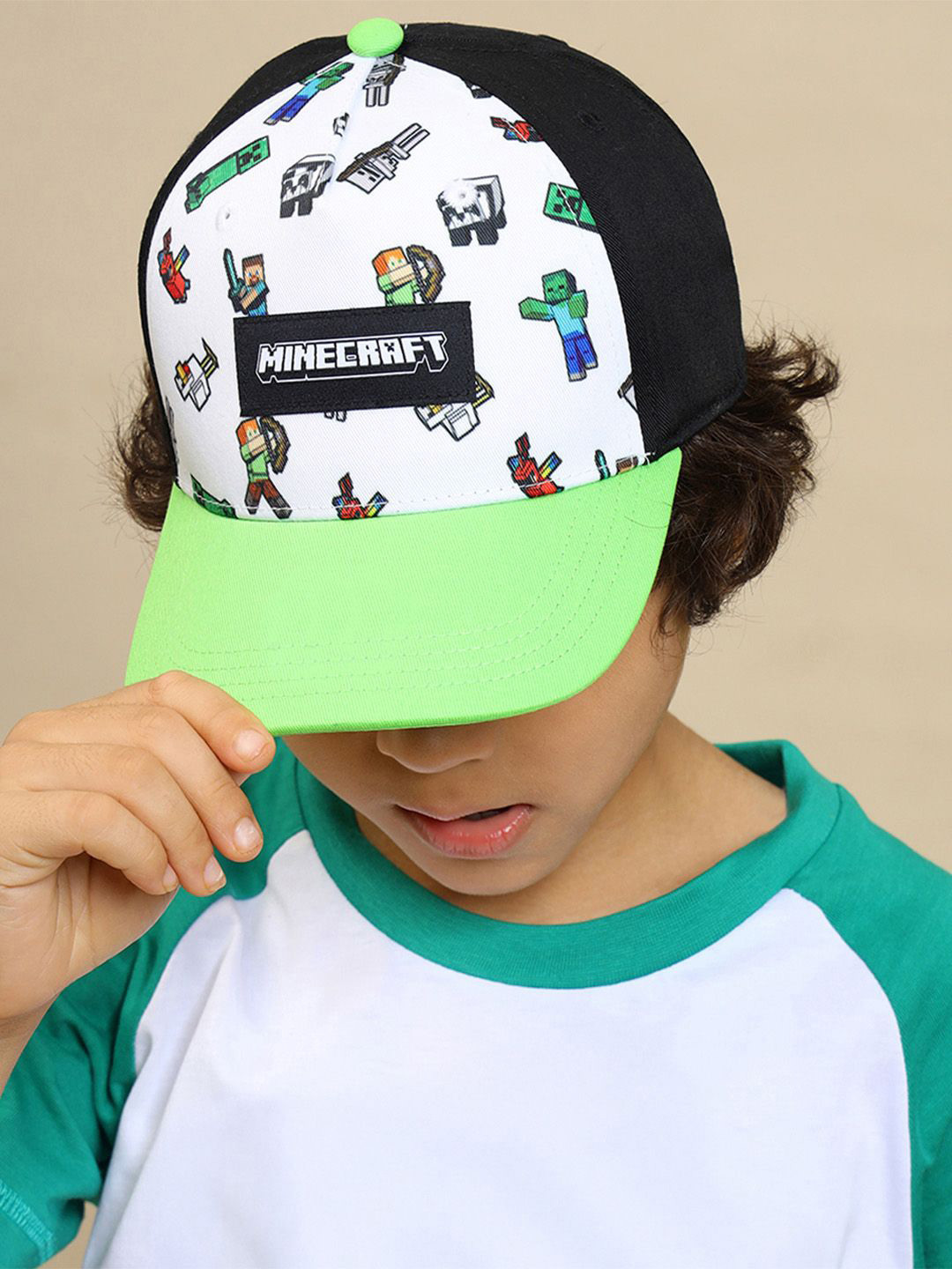 Kids Ville Boys Minecraft Printed Baseball Cap