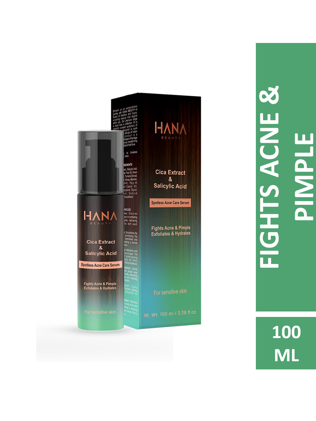 Hana Beauty Cica Extract & Salicylic Acid Spotless Acne Care Serum- 100 ml