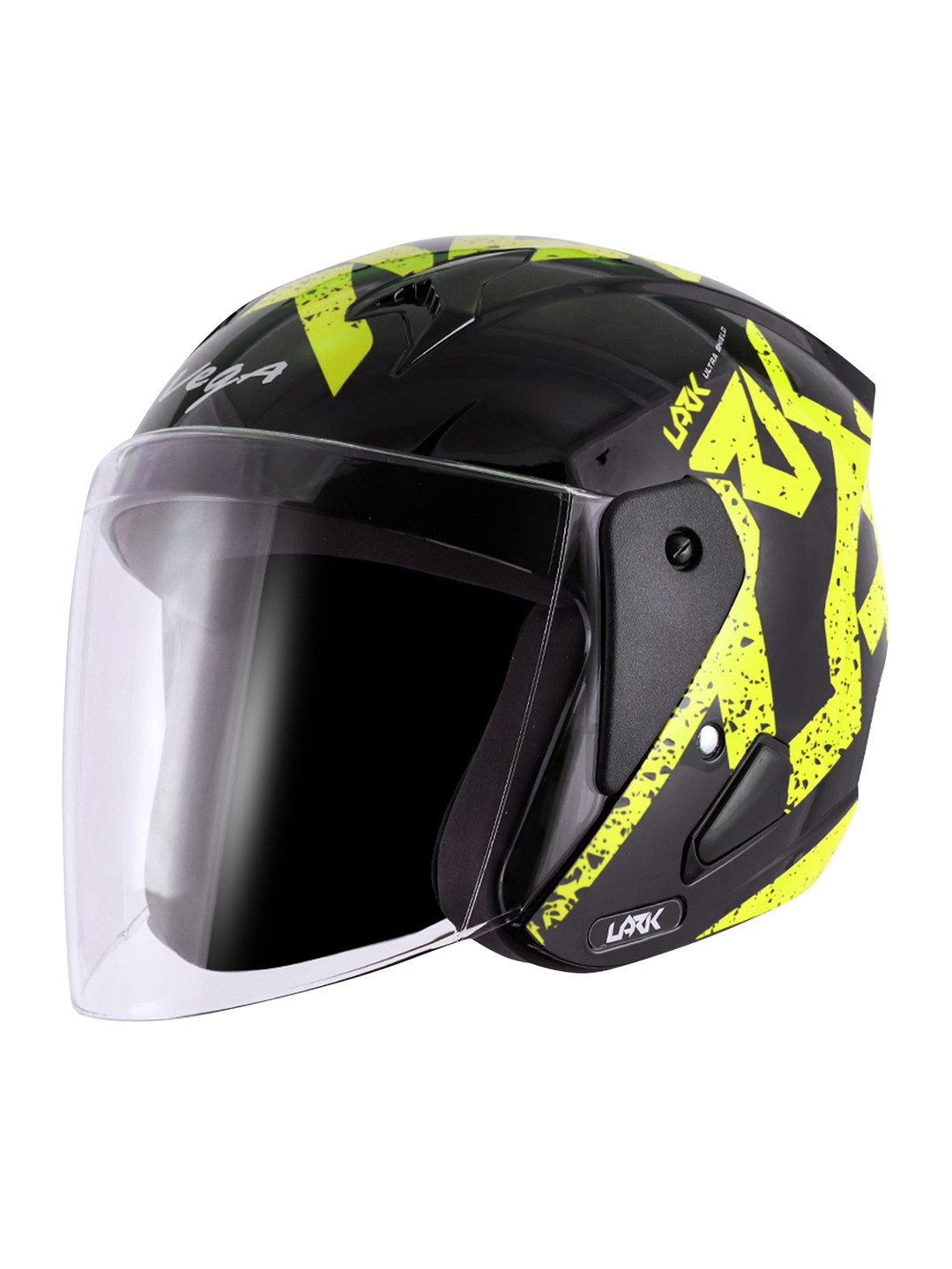 Vega Unisex Lark Victor ISI Certified Lightweight Open Face Helmet