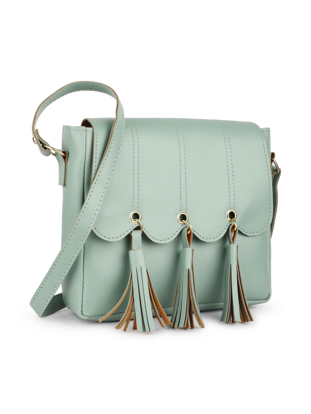 SHAMRIZ PU Structured Sling Bag