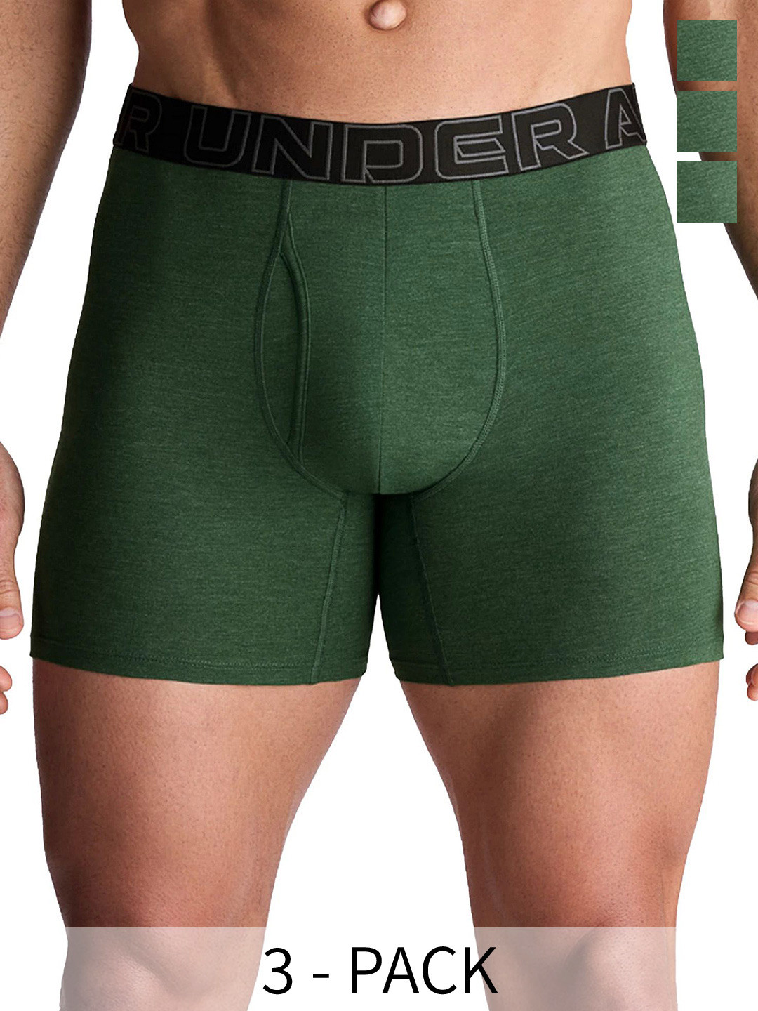UNDER ARMOUR Pack Of 3 Cotton Boxer-Style Briefs