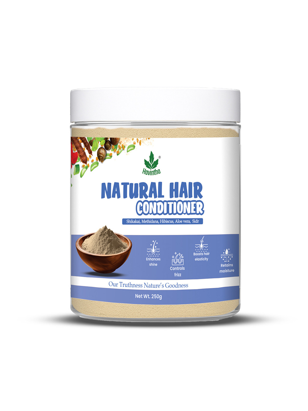 Havintha Natural Hair Conditioner With Aloevera For Healthy & Smooth Hair - 250 g