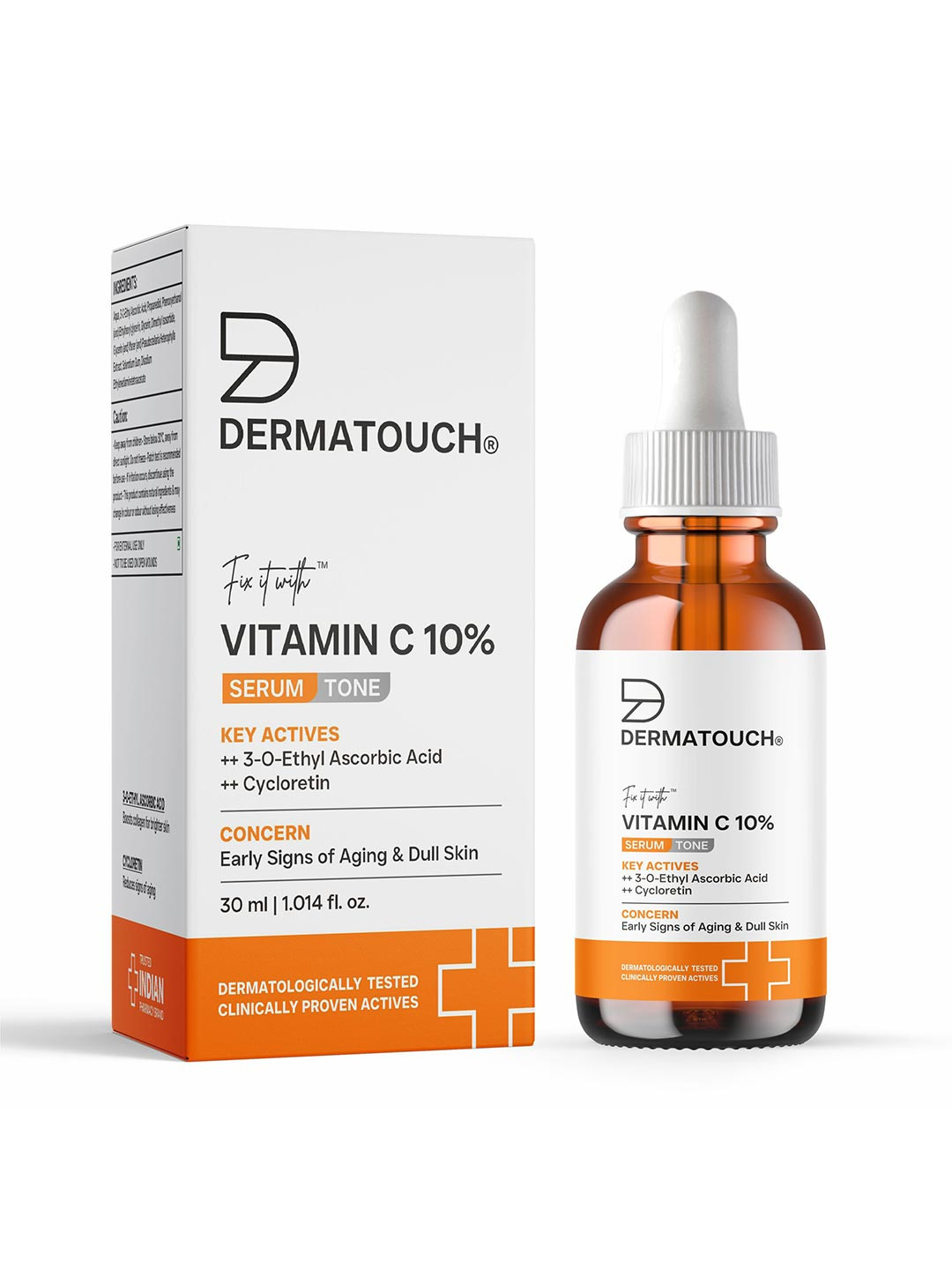 Dermatouch Vitamin C 10% Serum For Anti-aging and Radiant Skin - 30 ml