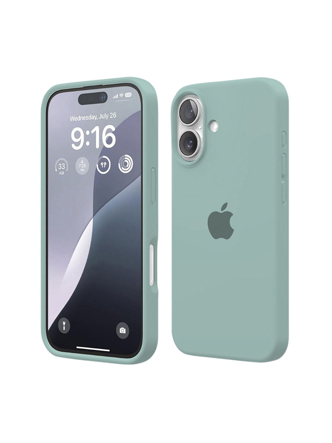 INNOPACE Unisex iPhone 16 Solid Drop Protection Back Case