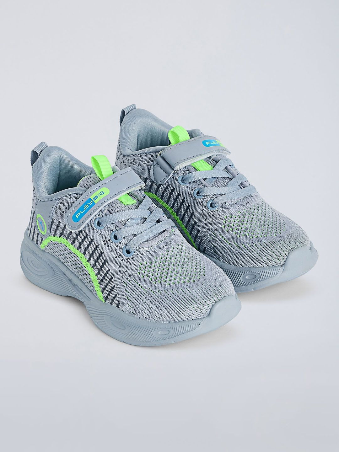 Hopscotch Boys Textile Running Non-Marking Shoes