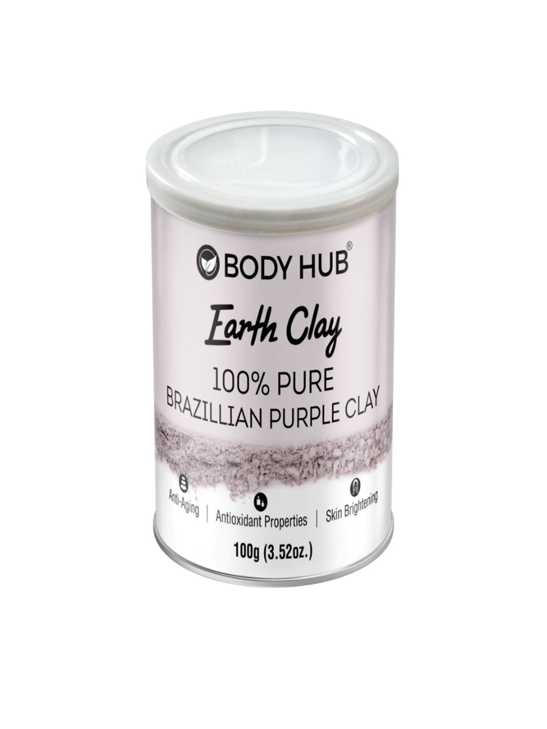 Bodyhub Earth Clay 100% Pure Brazilian Purple Clay - 100 g