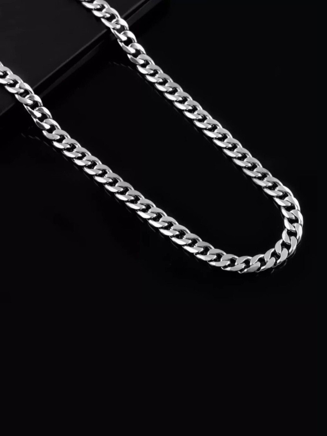 Basukiya Unisex Brass Minimal Slip-On Chain