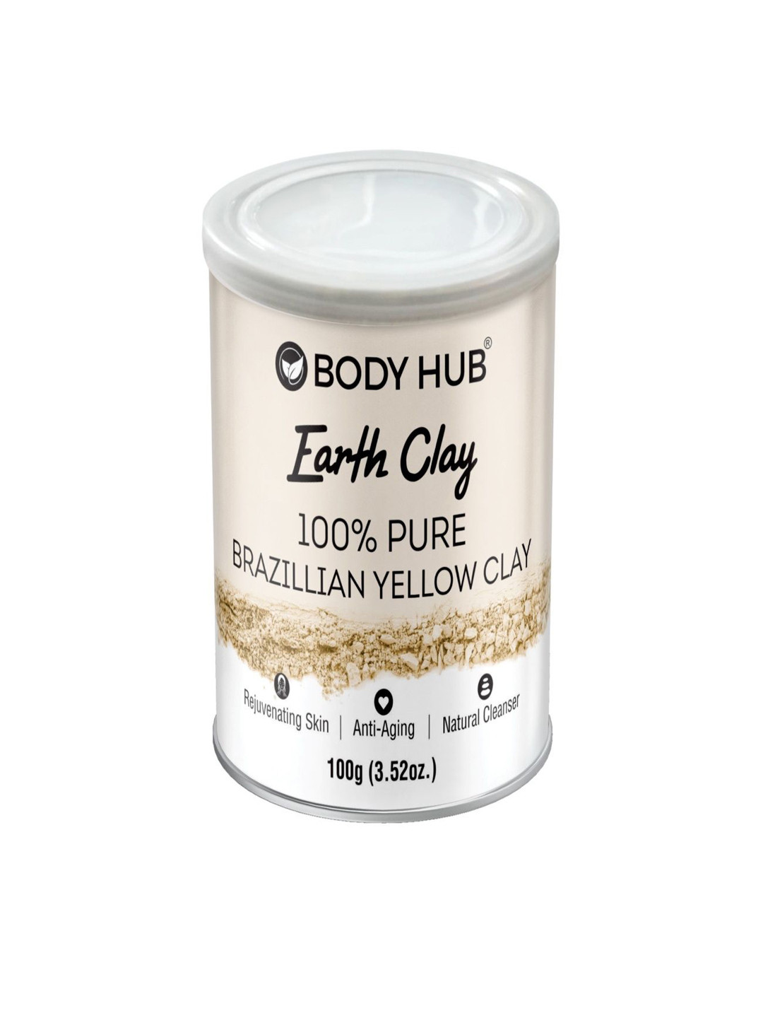 Bodyhub Earth Clay 100% Pure Brazilian Yellow Clay - 100 g