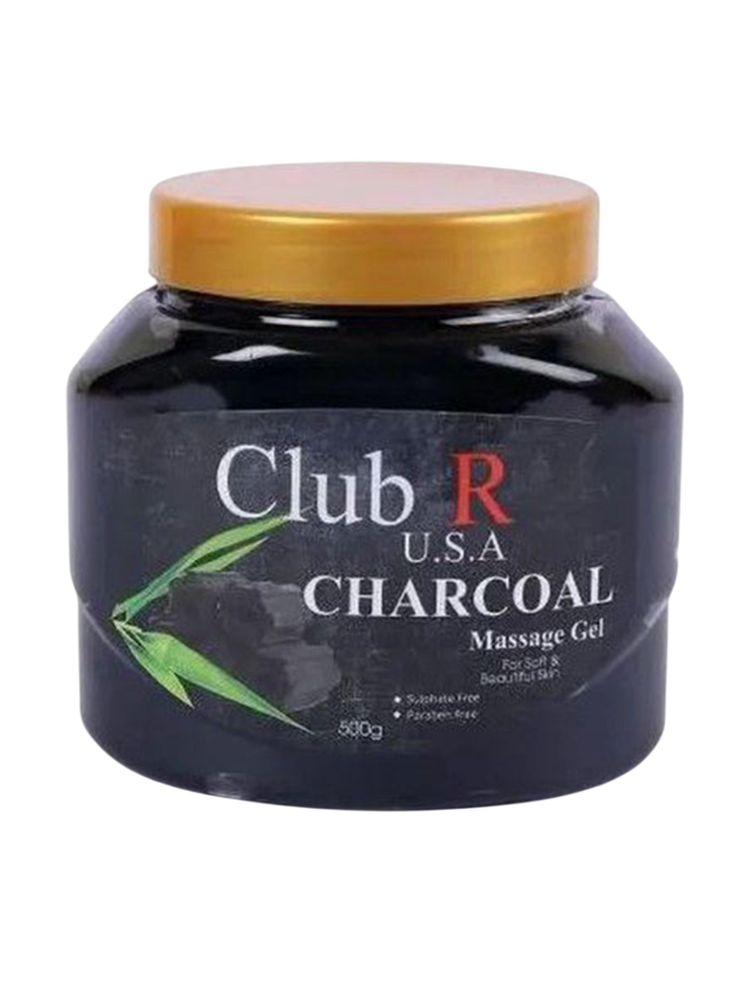 CLUB R USA Charcoal Massage Gel For Deep Hydration - 500 g