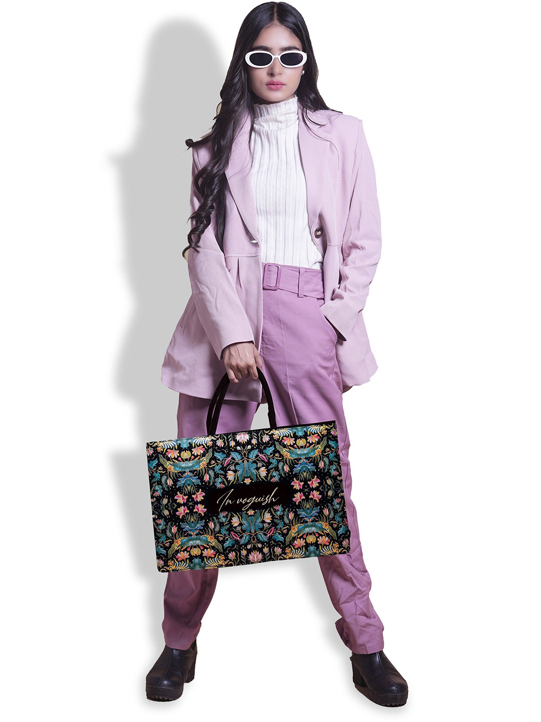 IN VOGUISH Structured Tote Bag