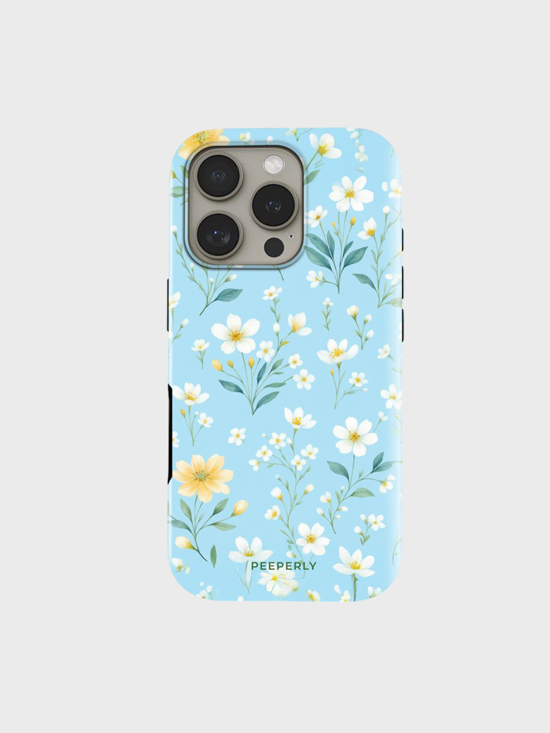 PEEPERLY Unisex iPhone 13 Pro Max Floral Impact Resistant Eternal Bloom Back Case