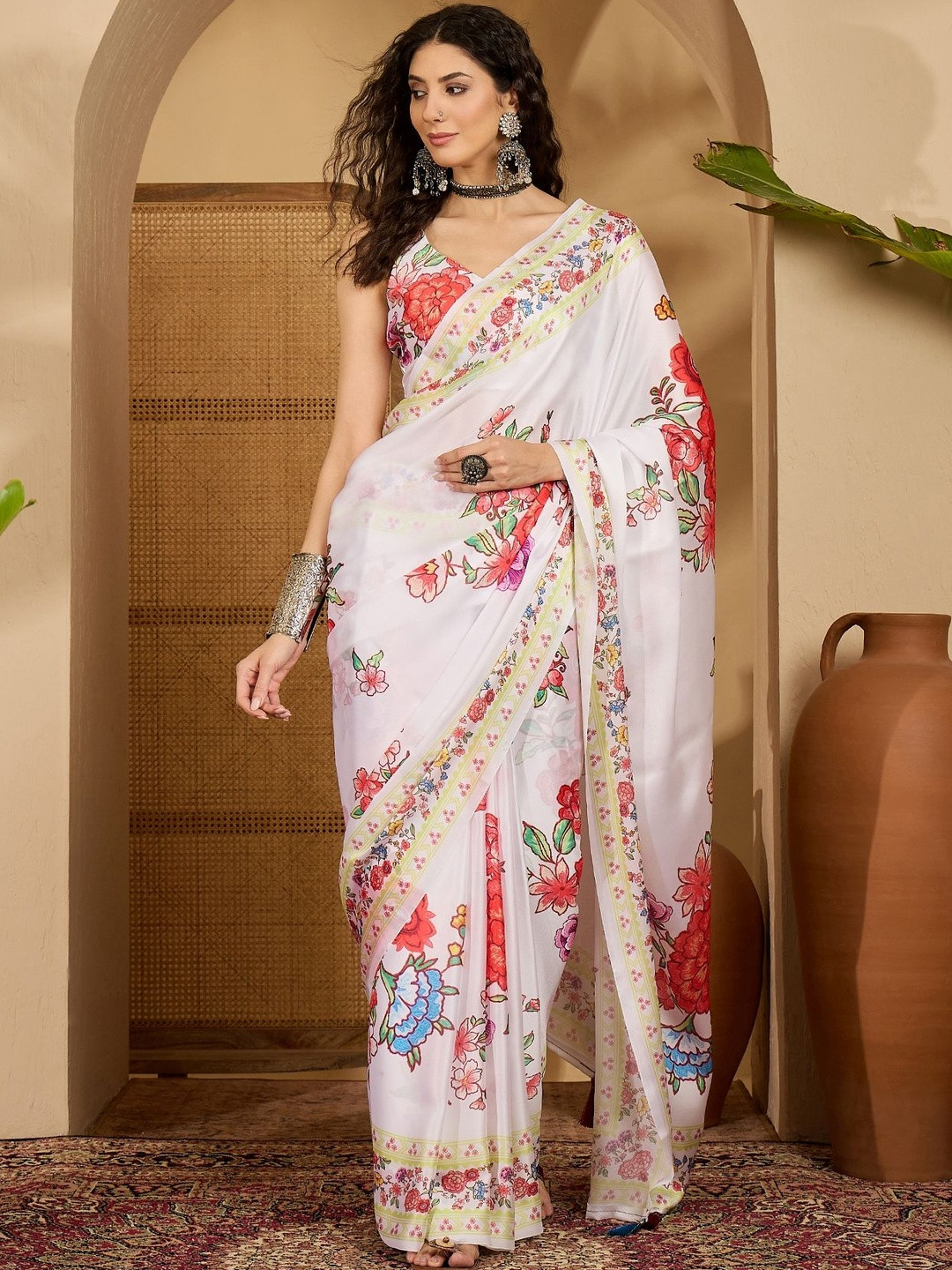 all about you Floral PrintedSaree