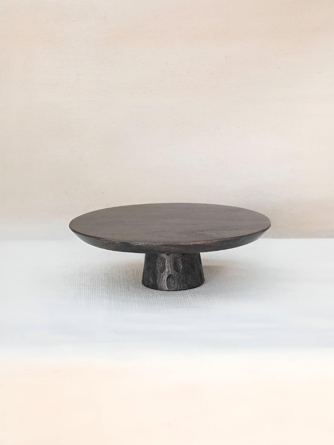 FREEDOM TREE Black Wood Easy to Clean Food Platter