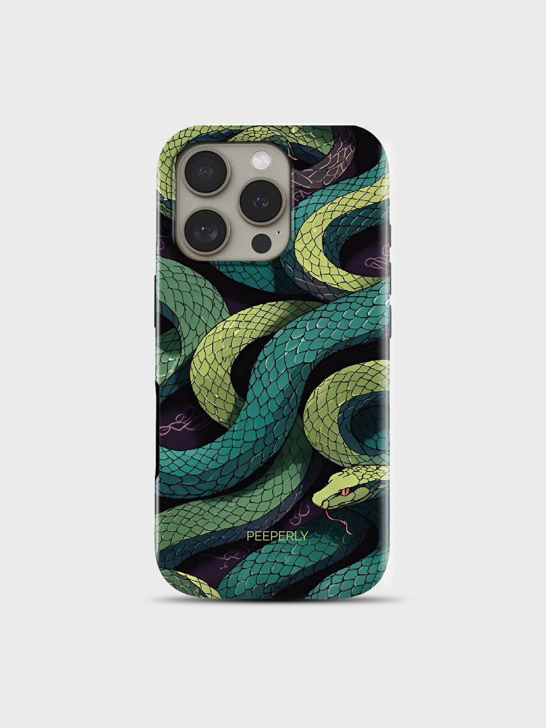 PEEPERLY Poison Charm Printed iPhone 13 Pro Max Back Case Mobile Accessories