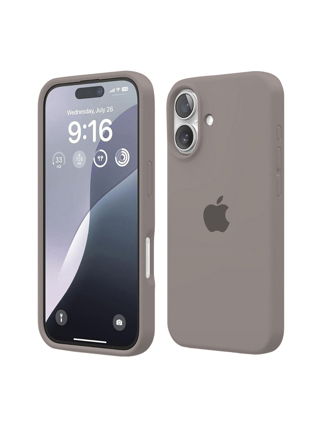 INNOPACE Unisex iPhone 16 Solid Drop Protection Back Case
