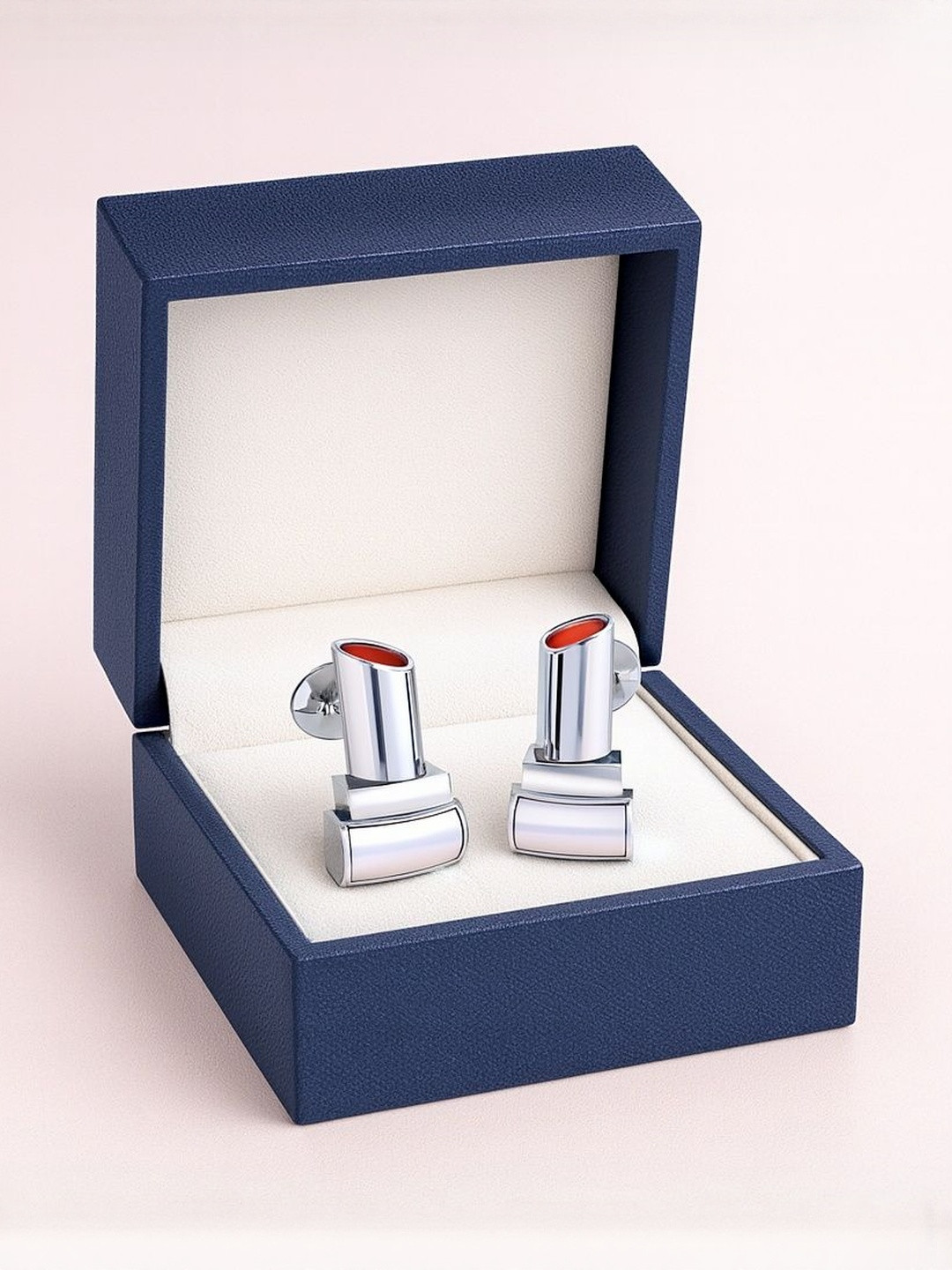 925 SILLER Women Pure Silver Lipstick Studs Earrings