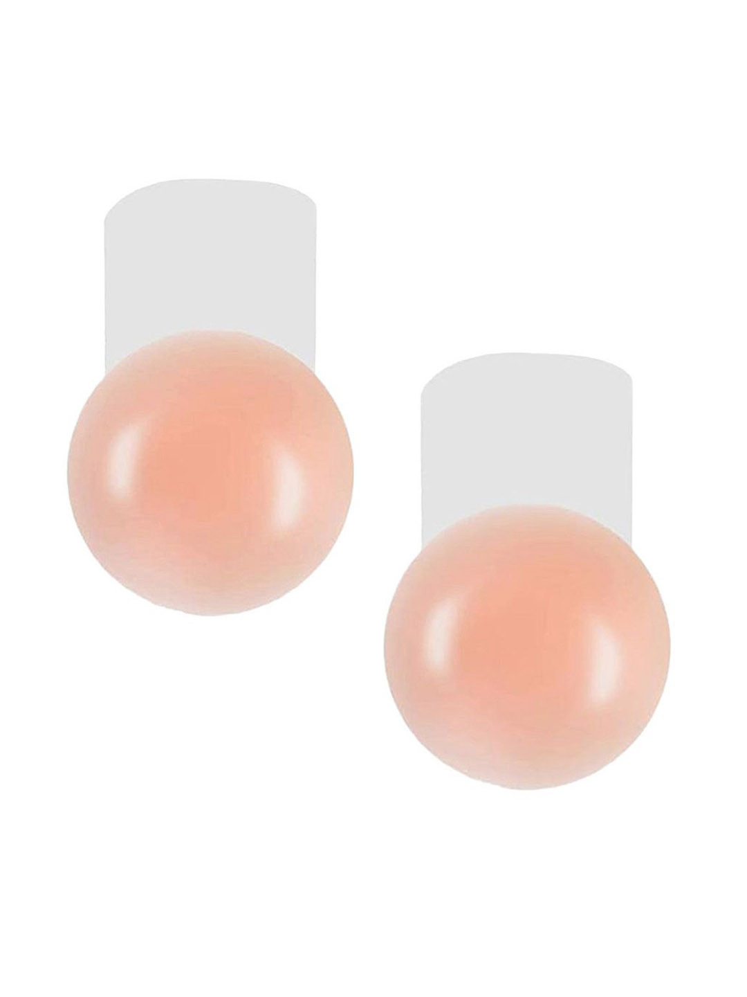 HOT BEES Set Of 2 All Day Comfort Reusable Breast-Lift Silicone Stick-On Nipple Covers