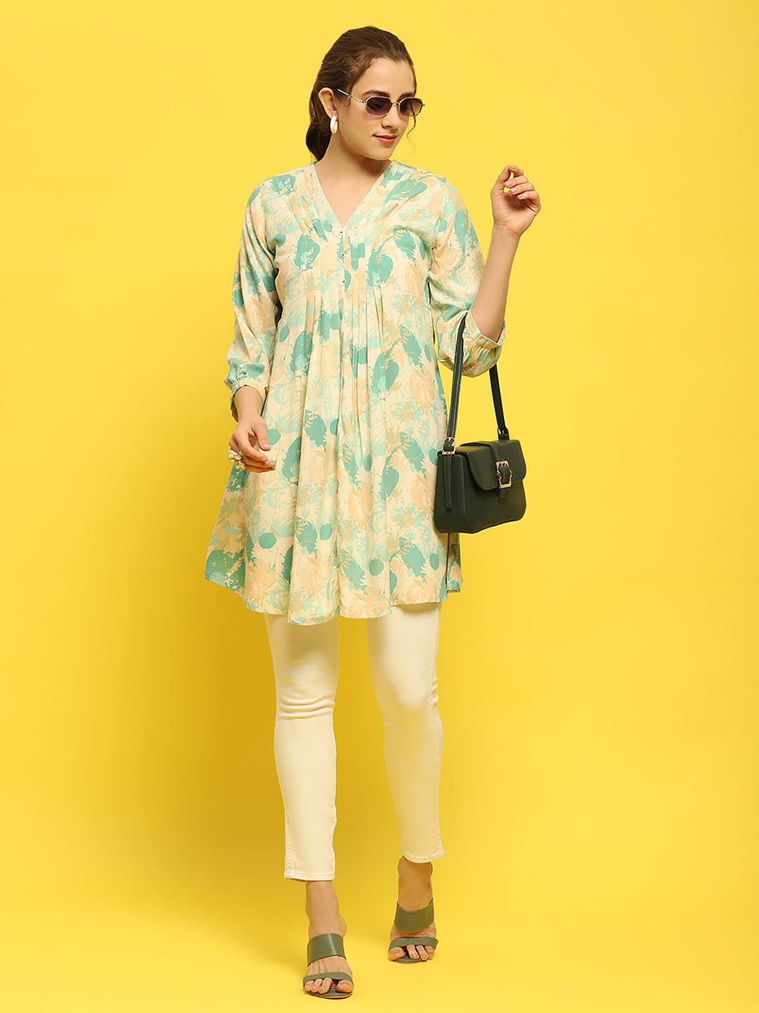 Shree Liva Printed Tropical Tunic