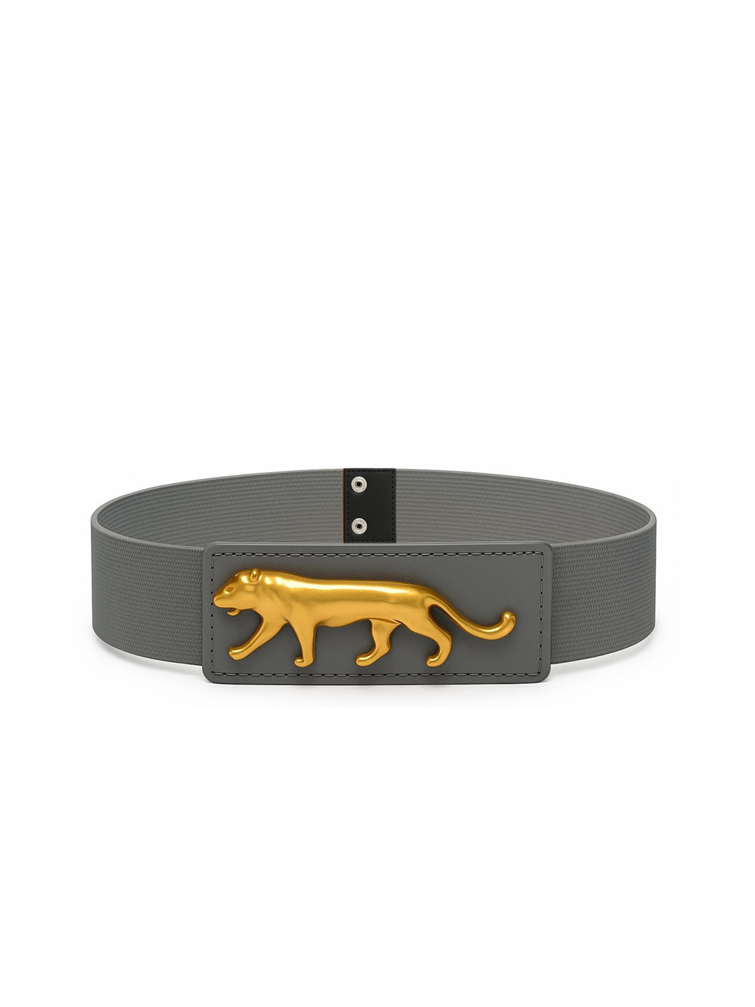 Niddleman Women Belt With Gold Panther Buckle