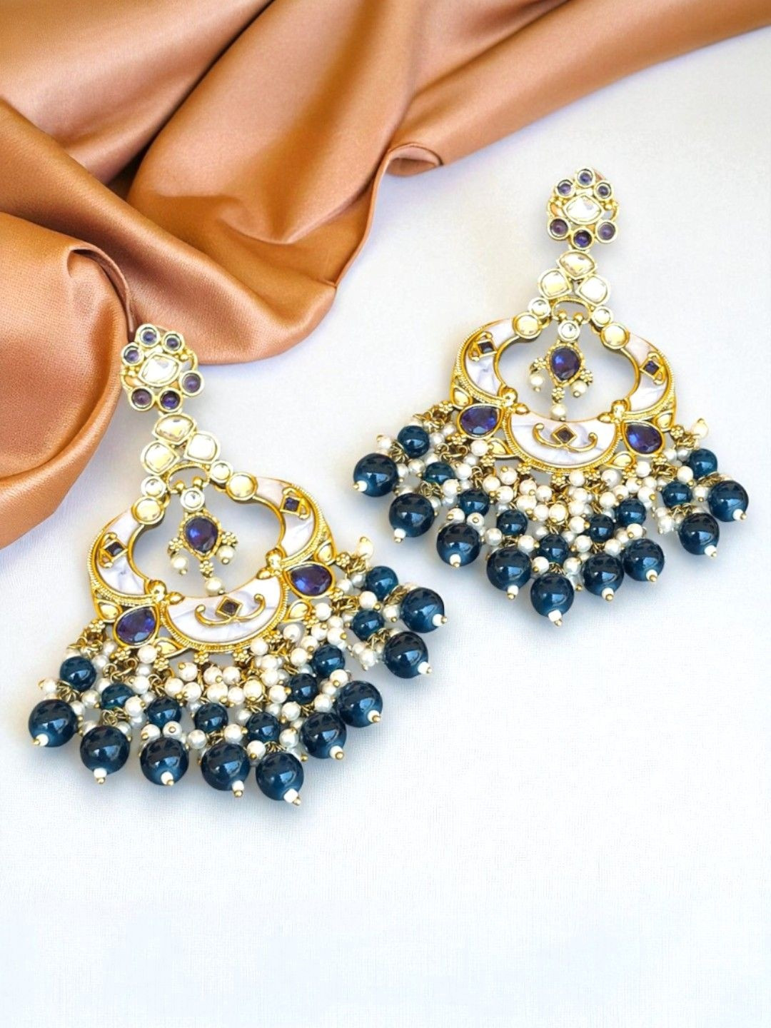 Fashioncrab   Brass Drop Earrings