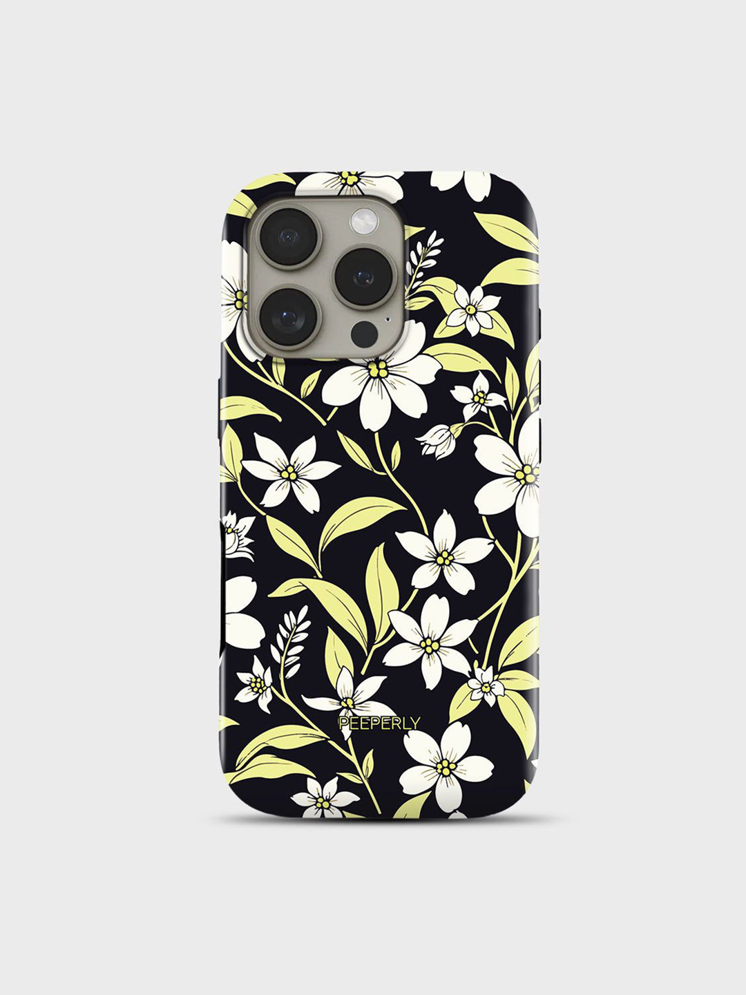 PEEPERLY Mystic Grace Floral Printed iPhone 13 Pro Max Back Case Mobile Accessories