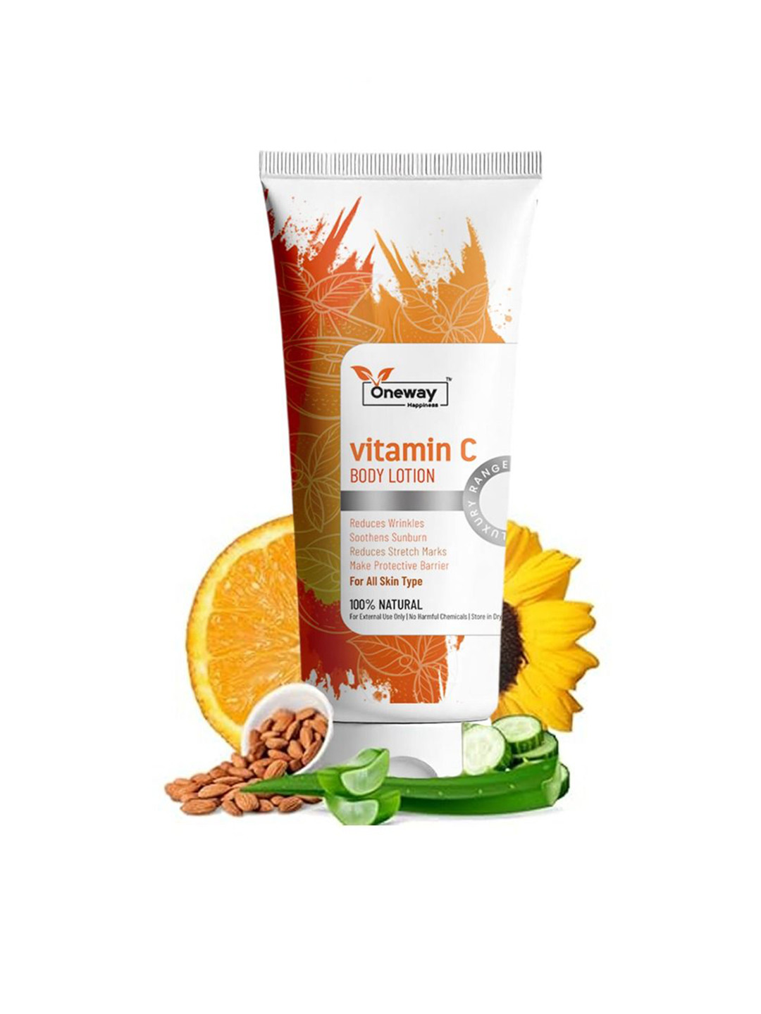 Oneway Happiness Vitamin C Body Lotion With Aloe Vera - 100 ml