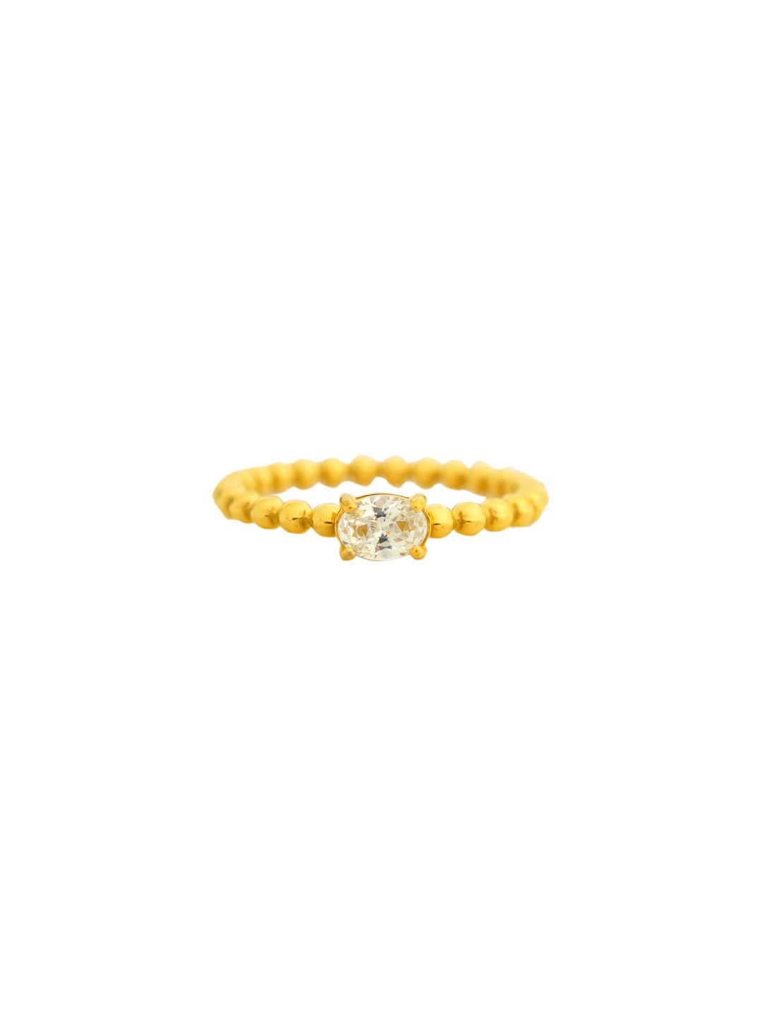 INTERSTELLAR Women Gold-Plated Daisy Ring