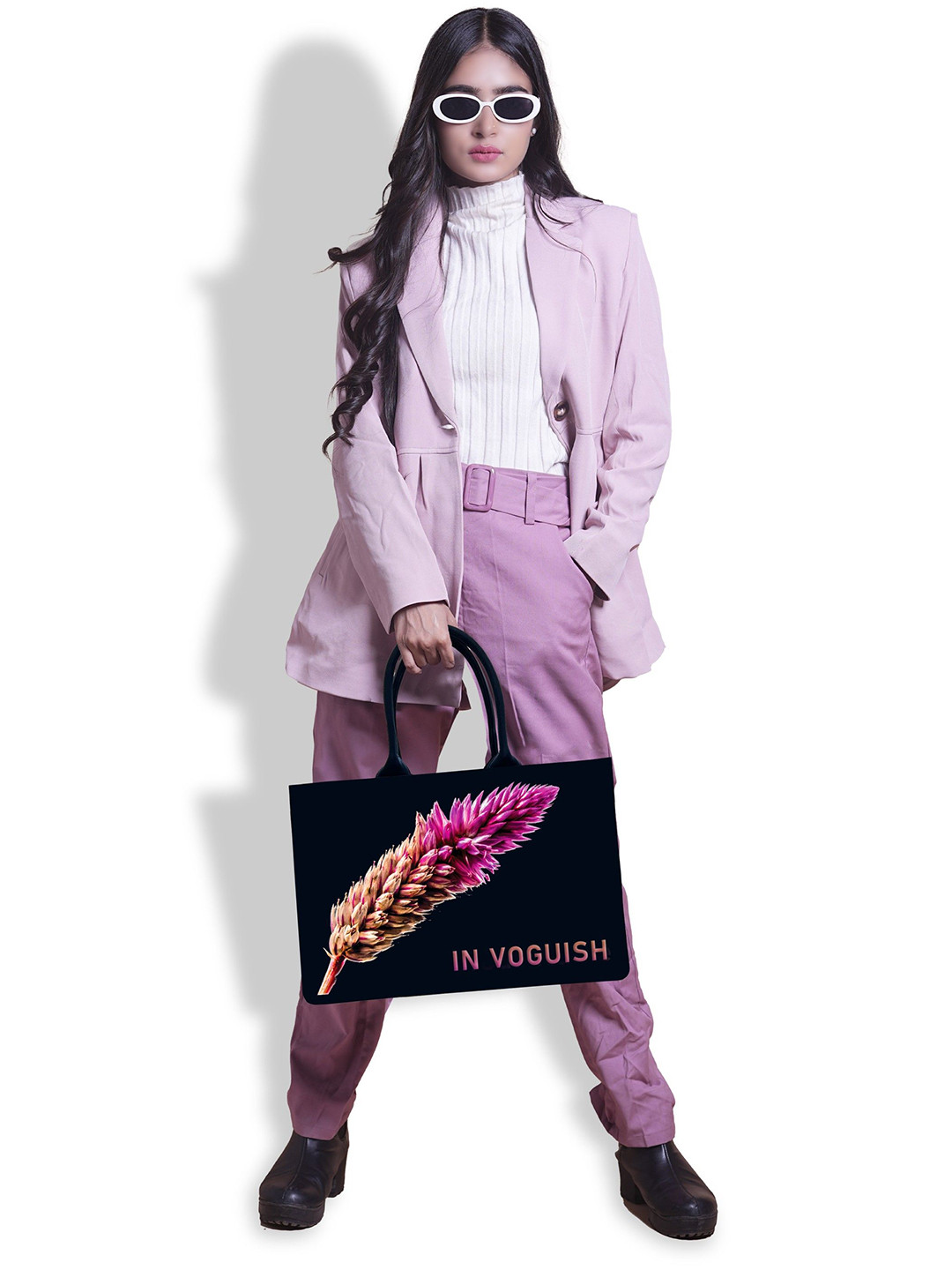 IN VOGUISH Structured Tote Bag