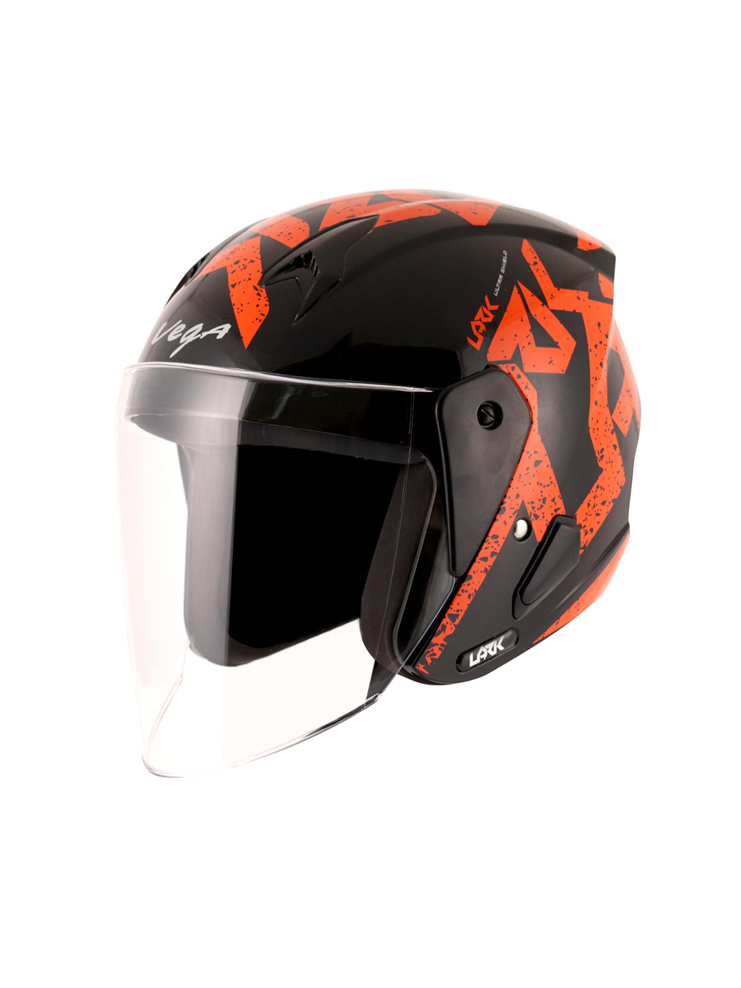 VEGA Unisex Lark Victor ISI Certified Lightweight Open Face Helmet - M