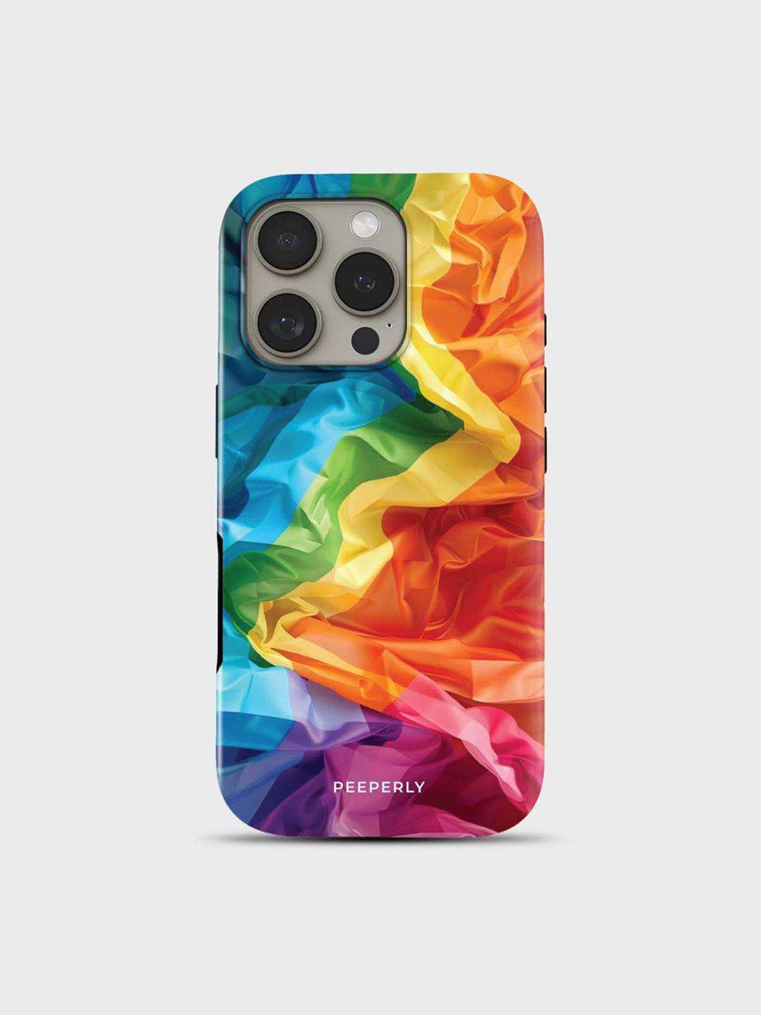 PEEPERLY Unisex iPhone 13 Pro Max Abstract Impact Resistant Infinite Love Back Case