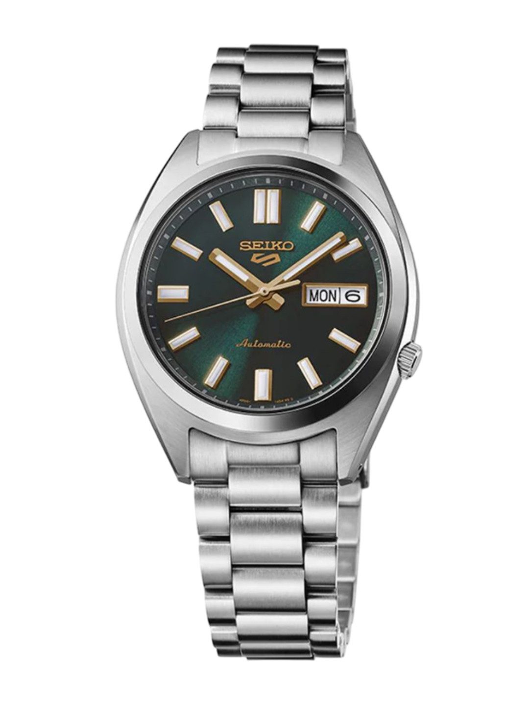 SEIKO Men Bracelet Style Straps Analogue Automatic Motion Powered Watch SRPL57K1