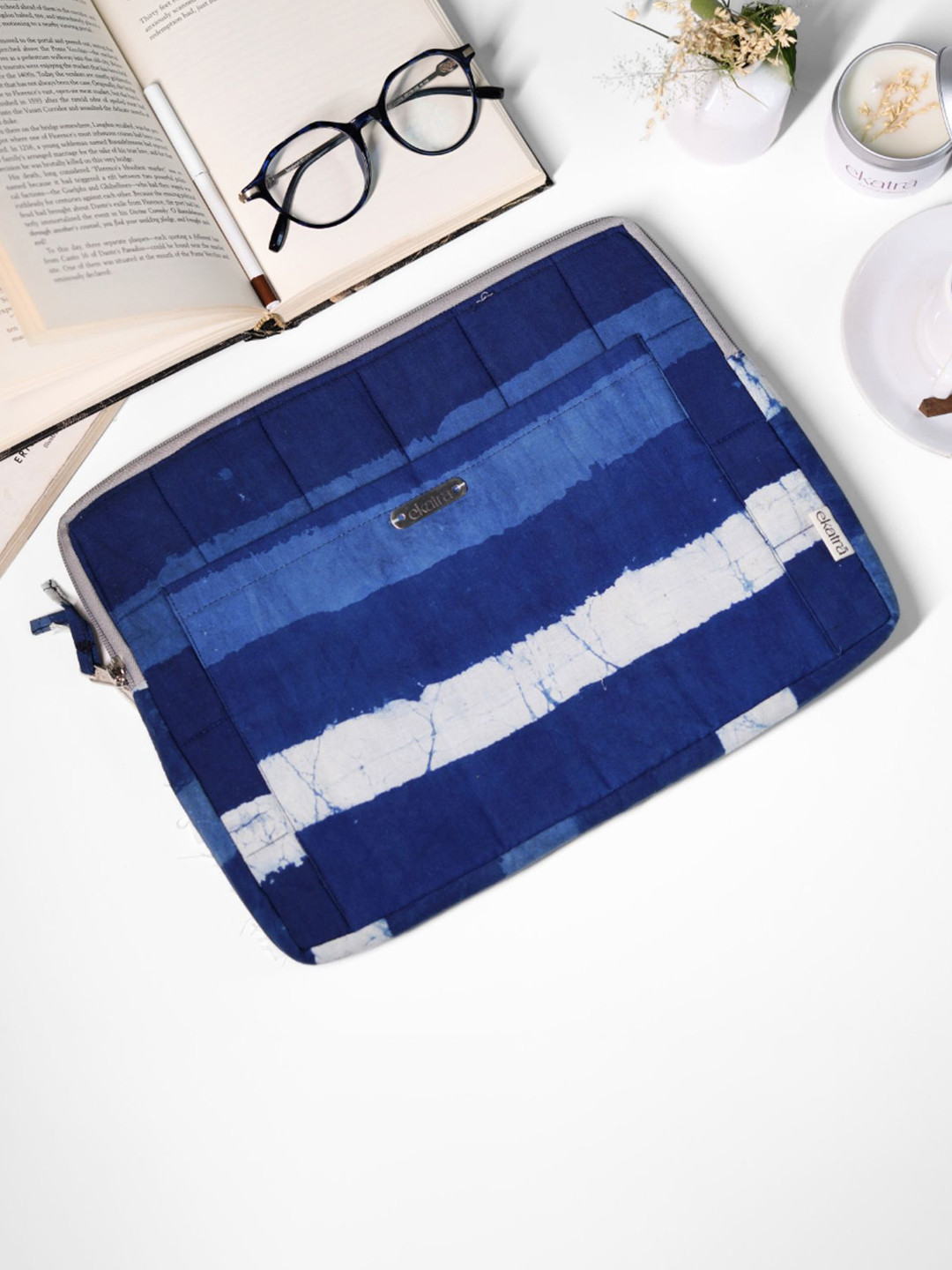 Ekatra Women Cotton Laptop Sleeve/Cover