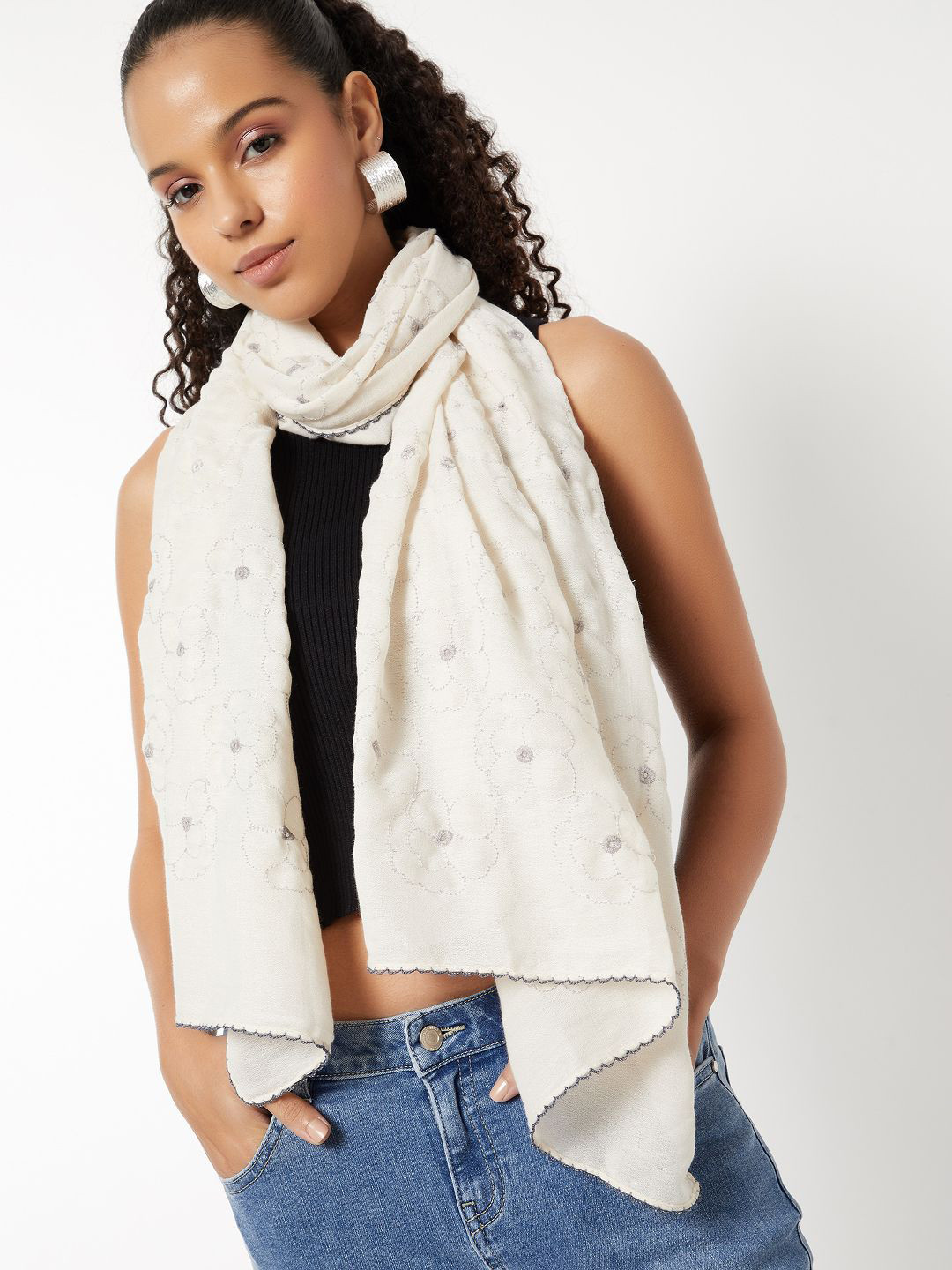 max Floral Printed Stole