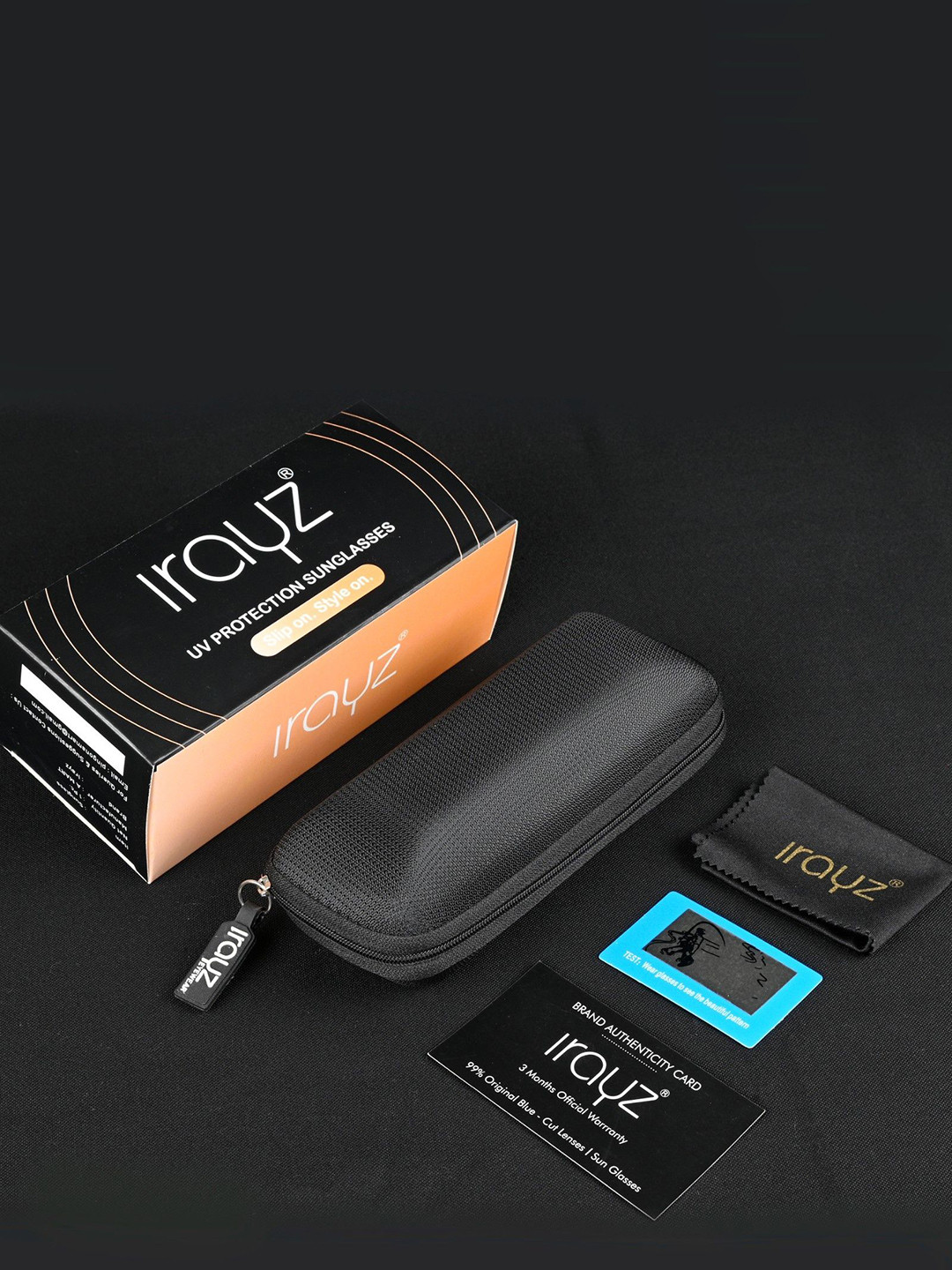 Irayz Unisex Square Sunglasses with Polarised and UV Protected Lens