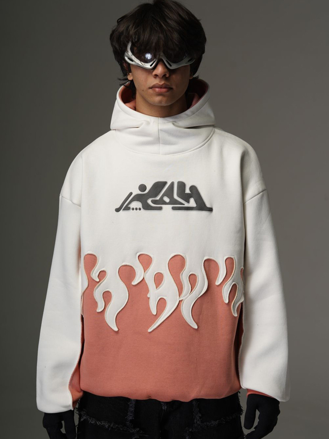 HOLY HEADEN Men Printed Hooded Sweatshirt