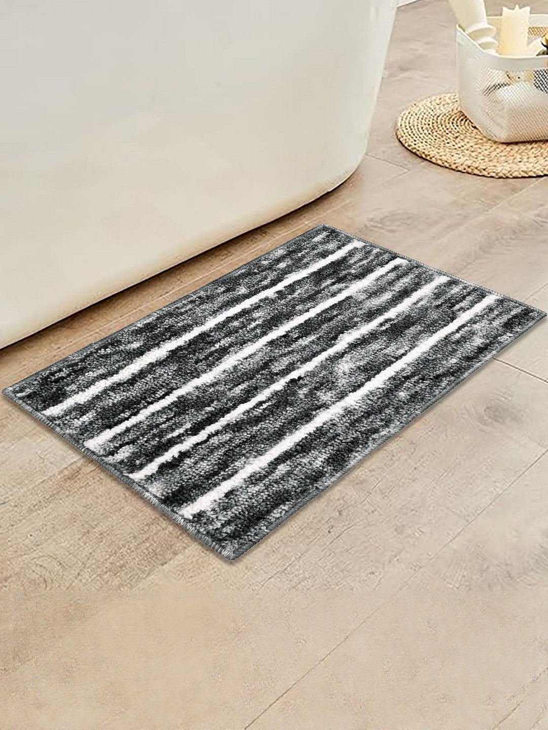 Microfiber Non-Slip Doormat with TPR Backing for Home Entrance
