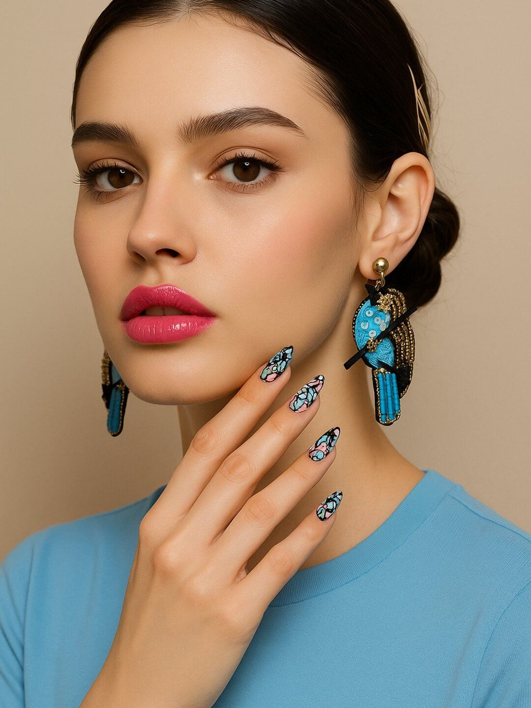 Haute Handles Bird Shaped Drop Earrings