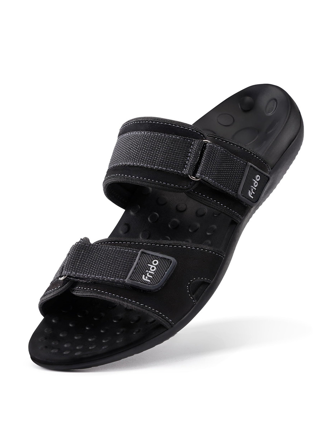 FRIDO Leather Ortholite Dual Strap Comfort Sandals