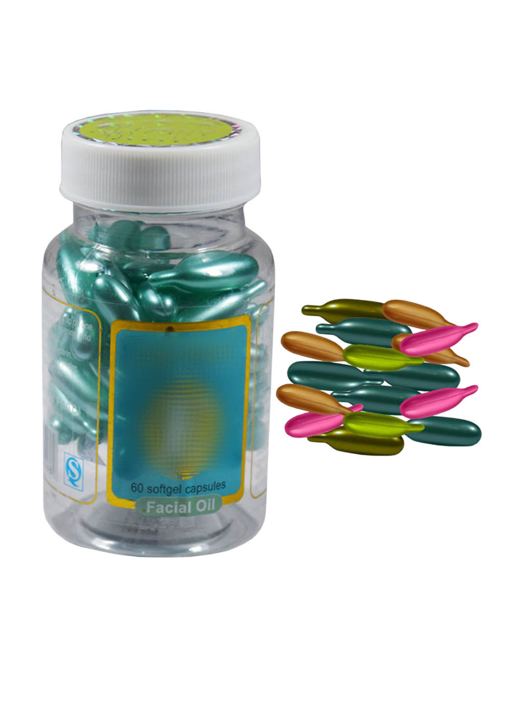 Adbeni Softgel Capsules Facial Oil Enriched With Vitamin E - 60 Pcs