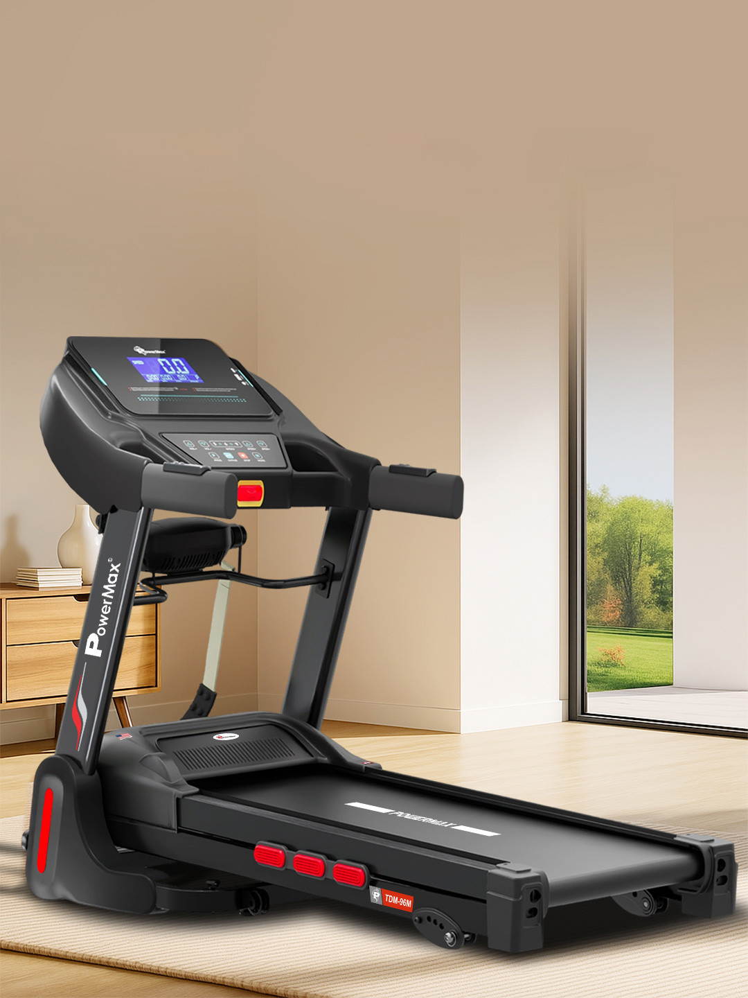 PowerMax Fitness TDM-96M 4HP DC Automatic Treadmill
