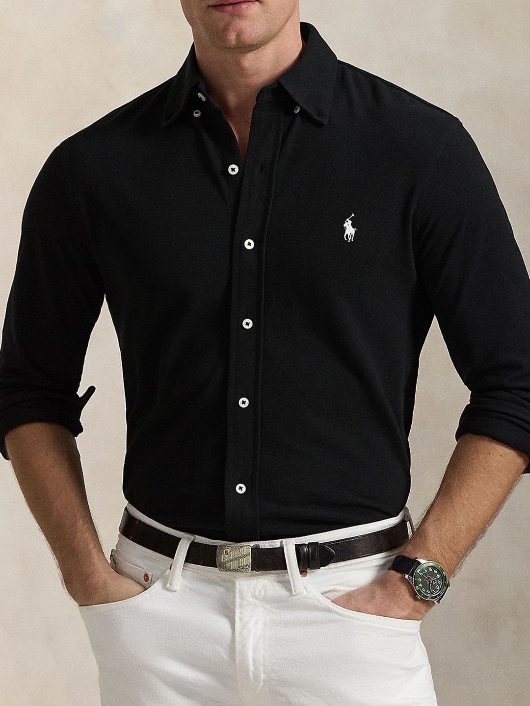 Polo Ralph Lauren Button-Down Collar Custom Fit Pure Cotton Oxford Shirt