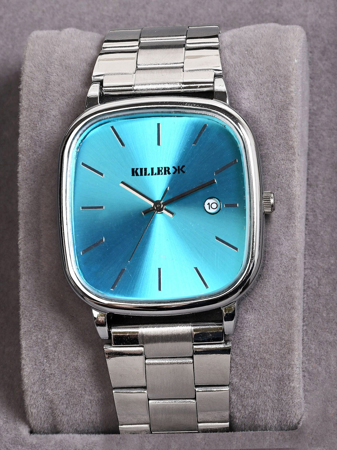 Killer Men Bracelet Style Straps Analogue Watch With Timewear 5021 New Tiffni Blue dial