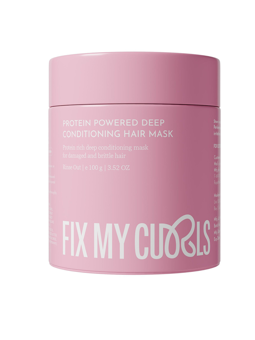 Fix My Curls Protein Powered Deep Conditioning Hair Mask - 100 g