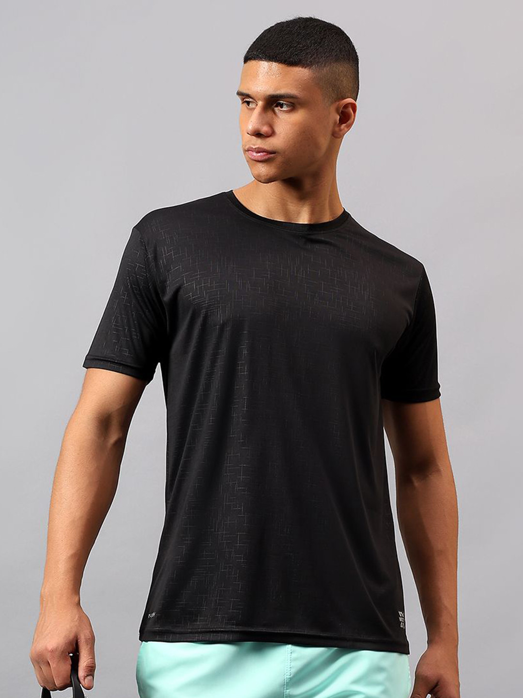 VECTOR X Abstract Printed Round Neck Regular Fit T-shirt