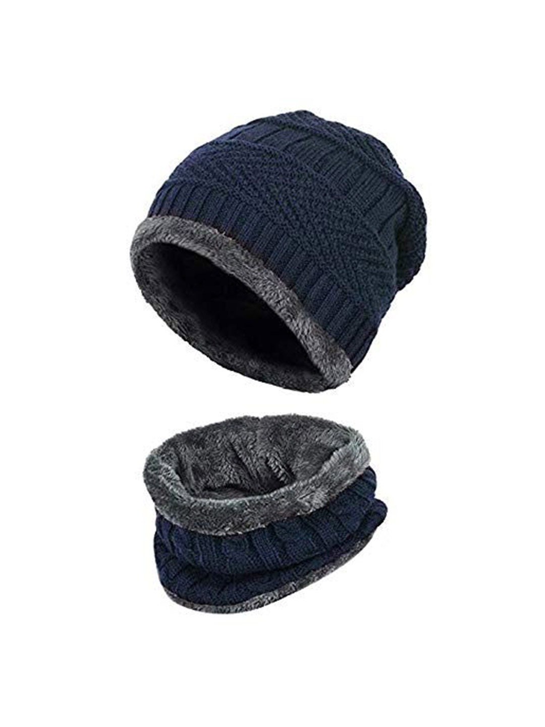 Gajraj Unisex Cap & Neck Scarf Beanie