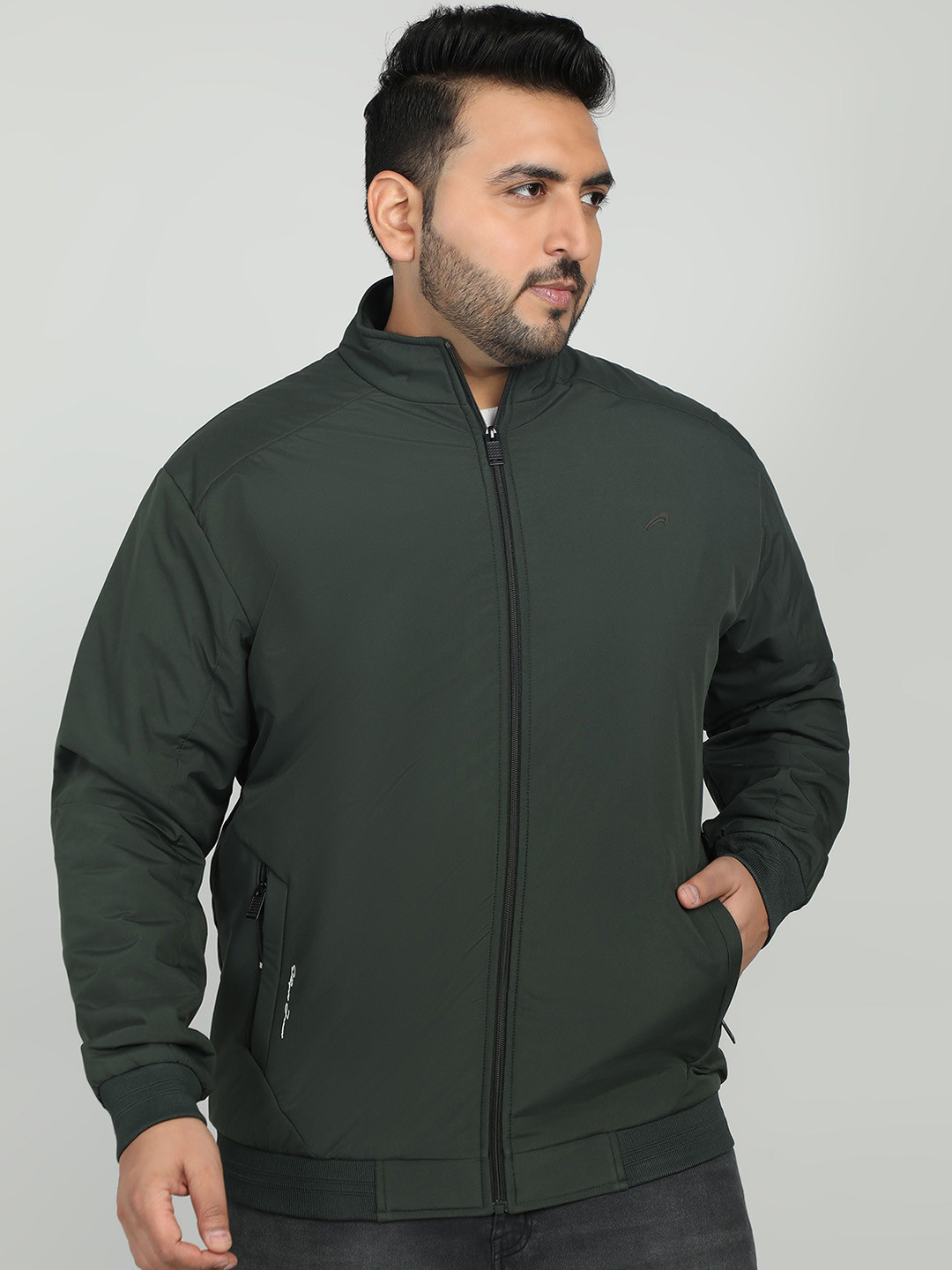 ELLIPSE Mock Collar Bomber Jacket