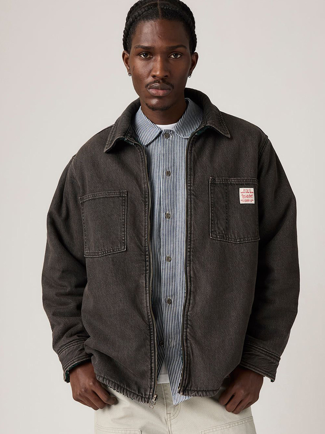 Levis Reversible Cotton Denim Jacket