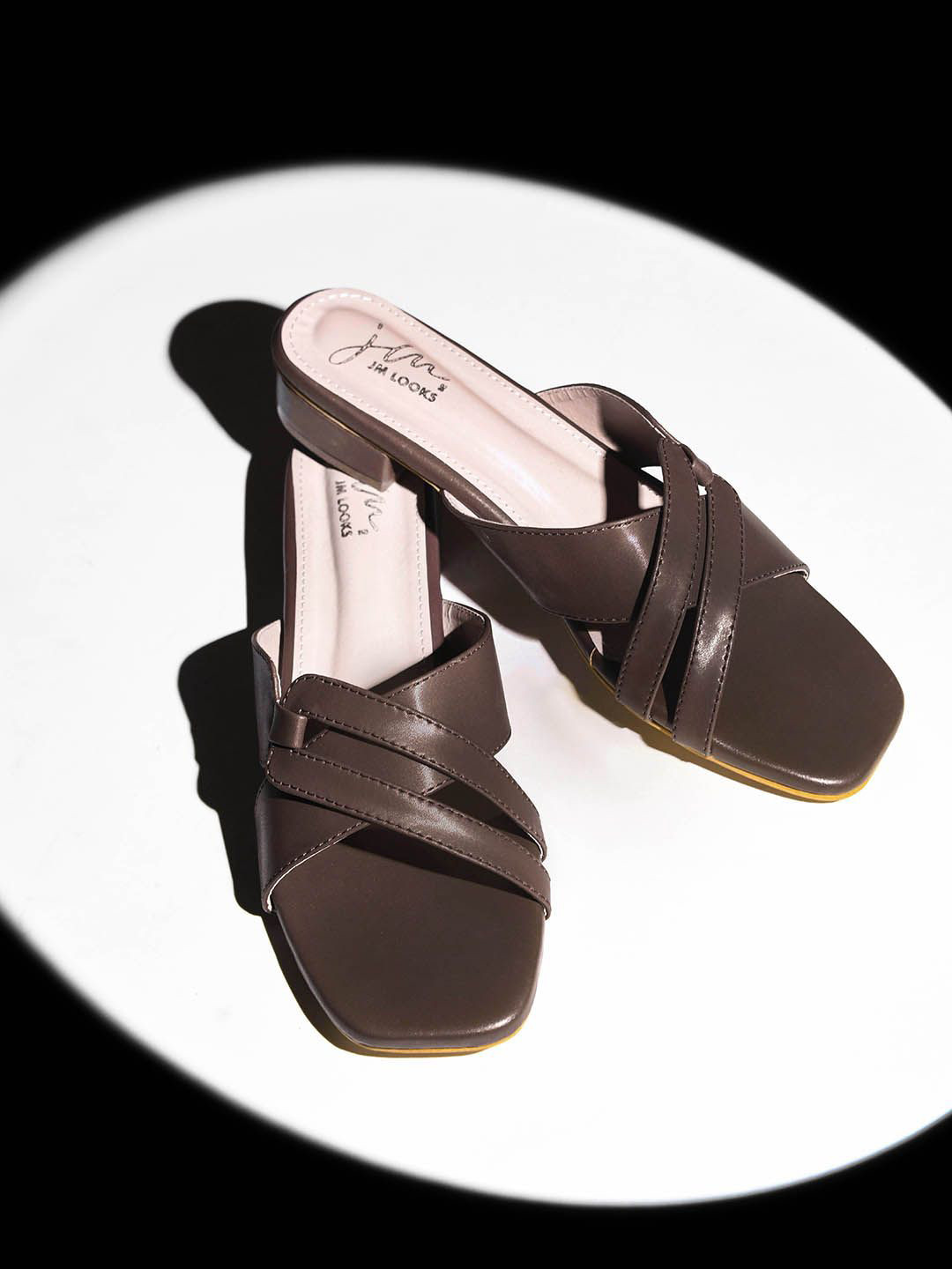 JM Looks Women Comfort Interlaced Strap flat Heel Sandals