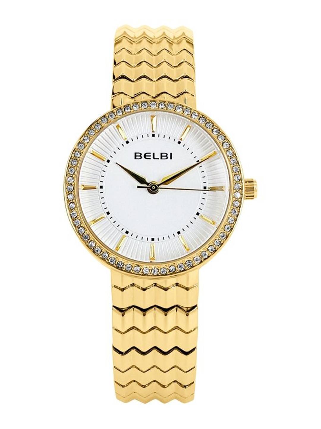 Belbi Women Round Dial & Stainless Steel Straps Analogue Watch BL85_859330506042